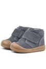 Rakerplus Yoohoo Genuine Leather Gray Unisex Baby Boots