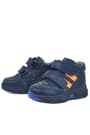 Rakerplus Genuine Leather Navy Blue Orange Babies Sports Boots Shoes