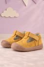 Rakerplus Shaun Genuine Leather Tan Color Banded Anatomical Baby Sandals