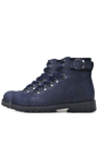Rakerplus Griffon Navy Blue Genuine Leather Zipper Boys' Collage Boots