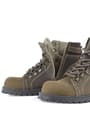 Rakerplus Griffon Genuine Leather Winter Children Sand Color Zipper Boots