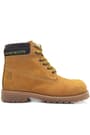 Rakerplus Genuine Leather Comfortable Yellow Zipped Unisex Kids Ankle Boots