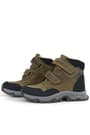 Rakerplus Genuine Leather Trekking Brown Banded Boots For Boys