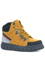 Rakerplus Genuine Leather Yellow Zippered Boys Boots