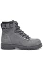 Rakerplus Griffon Genuine Leather Grey Zipper Winter Boots Unisex Infant Size