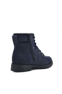 Rakerplus Griffon Navy Blue Genuine Leather Zipper Boys' Collage Boots