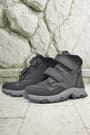 Rakerplus Trekking Genuine Leather Black Skin Velcro Men's Boots