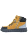 Rakerplus Genuine Leather Yellow Zippered Boys Boots