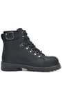 Rakerplus Griffon Black Genuine Leather Zipper Kids Boots