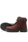 Rakerplus Griffon Genuine Leather Children's Boots Zipped Furred Dark Red