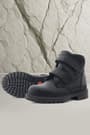 Rakerplus Sentor Genuine Leather Wool Black Velcro Children's Boots