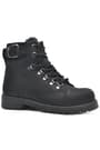 Rakerplus Griffon Black Genuine Leather Zipper Kids Boots