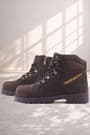 Rakerplus Genuine Leather Brown Nubuck Zippered Fur-Lined Children's Boots