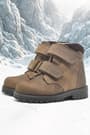 Rakerplus Sentor Series Sand Color Fur Genuine Leather Children's Boots