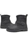 Rakerplus Black Genuine Leather Zipper Kids Boots's Boots