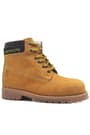Rakerplus Genuine Leather Comfortable Yellow Zipped Unisex Kids Ankle Boots