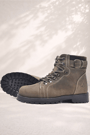 Rakerplus Griffon Genuine Leather Zipper Sand Color Winter Boys Boots