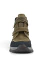 Rakerplus Genuine Leather Trekking Brown Banded Boots For Boys