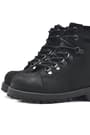 Rakerplus Griffon Black Genuine Leather Zipper Kids Boots