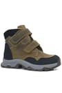 Rakerplus Genuine Leather Trekking Brown Banded Boots For Boys