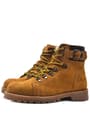 Rakerplus Griffon Genuine Leather Yellow Zipped Kids Winter Boots