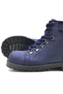 Rakerplus Griffon Children's Zippered Genuine Leather Navy Blue Boots