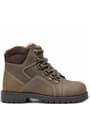 Rakerplus Genuine Leather Sand Colour Zippered Fur-Lined Kids Boots