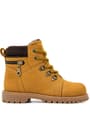 Rakerplus Minotor Genuine Leather Yellow Zippered Kids Boots