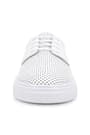 Rakerplus Genuine Leather White Elastic Boys' Casual Shoes