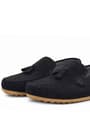 Rakerplus Black Suede Boys Kids Loafer Shoes