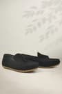 Rakerplus Black Suede Boys Kids Loafer Shoes
