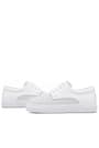 Rakerplus Genuine Leather White Elastic Boys' Casual Shoes