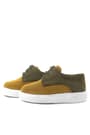 Rakerplus Genuine Leather Mustard Yellow Khaki Lace-Up Boy's Casual Shoes