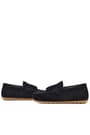 Rakerplus Black Suede Boys Kids Loafer Shoes