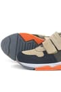Rakerplus Hakiki Deri Kum Gri Siyah Çocuk Sneakers Spor Ayakkabı