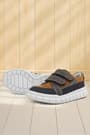 Rakerplus Genuine Leather Tabac Velcro Kids Casual Sports School Shoes