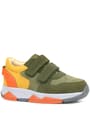 Rakerplus Genuine Leather Khaki Orange Yellow Kids Sneakers Sport Shoes