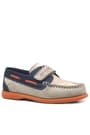 Rakerplus Simurg Genuine Leather Navy Blue Sand Color Boys' Shoes
