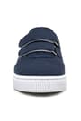 Rakerplus Genuine Leather Navy Blue Banded Babies Sportt Shoes