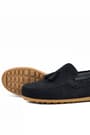 Rakerplus Black Suede Boys Kids Loafer Shoes