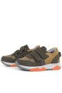 Rakerplus Genuine Leather Brown Kids School Sportts Shoes