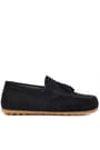 Rakerplus Black Suede Boys Kids Loafer Shoes