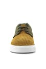 Rakerplus Genuine Leather Mustard Yellow Khaki Lace-Up Boy's Casual Shoes