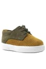 Rakerplus Genuine Leather Mustard Yellow Khaki Lace-Up Boy's Casual Shoes