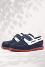 Rakerplus Simurg Genuine Leather Navy Blue Sports Boys' Shoes