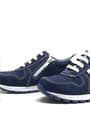 Rakerplus Hakiki Deri Lacivert Fermuarlı Erkek Genç Spor Okul Ayakkabı