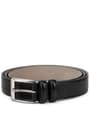 Classic Metal Buckle Black Patent Leather Boy's Belt