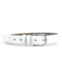 Rakerplus White Leather Boys Classic Belt 3.5 cm (85 110cm)