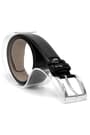 Classic Metal Buckle Black Patent Leather Boy's Belt