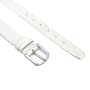 Rakerplus White Leather Boys Classic Belt 3.5 cm (85 110cm)
